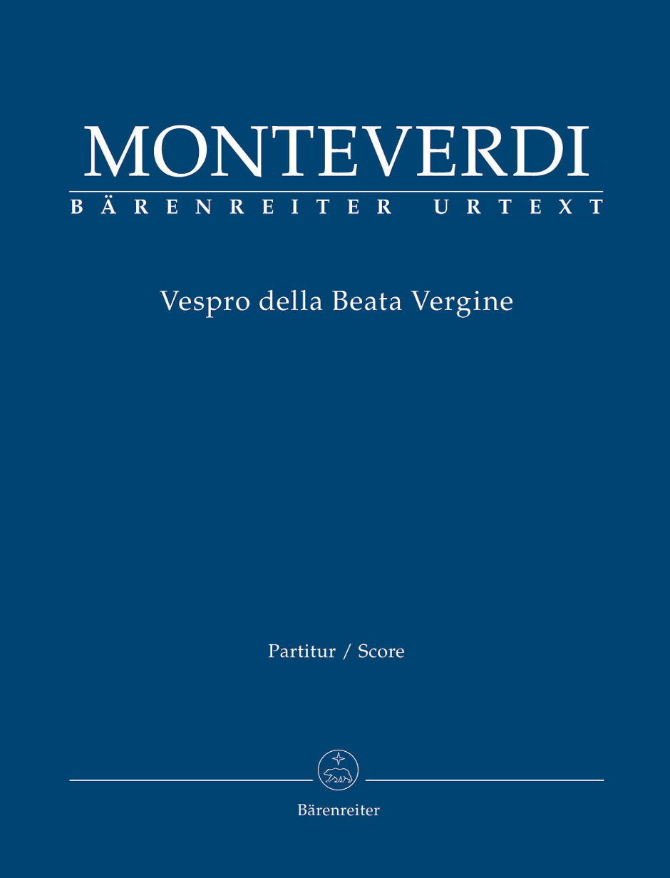 Monteverdi: Vespers of 1610 - Full Score