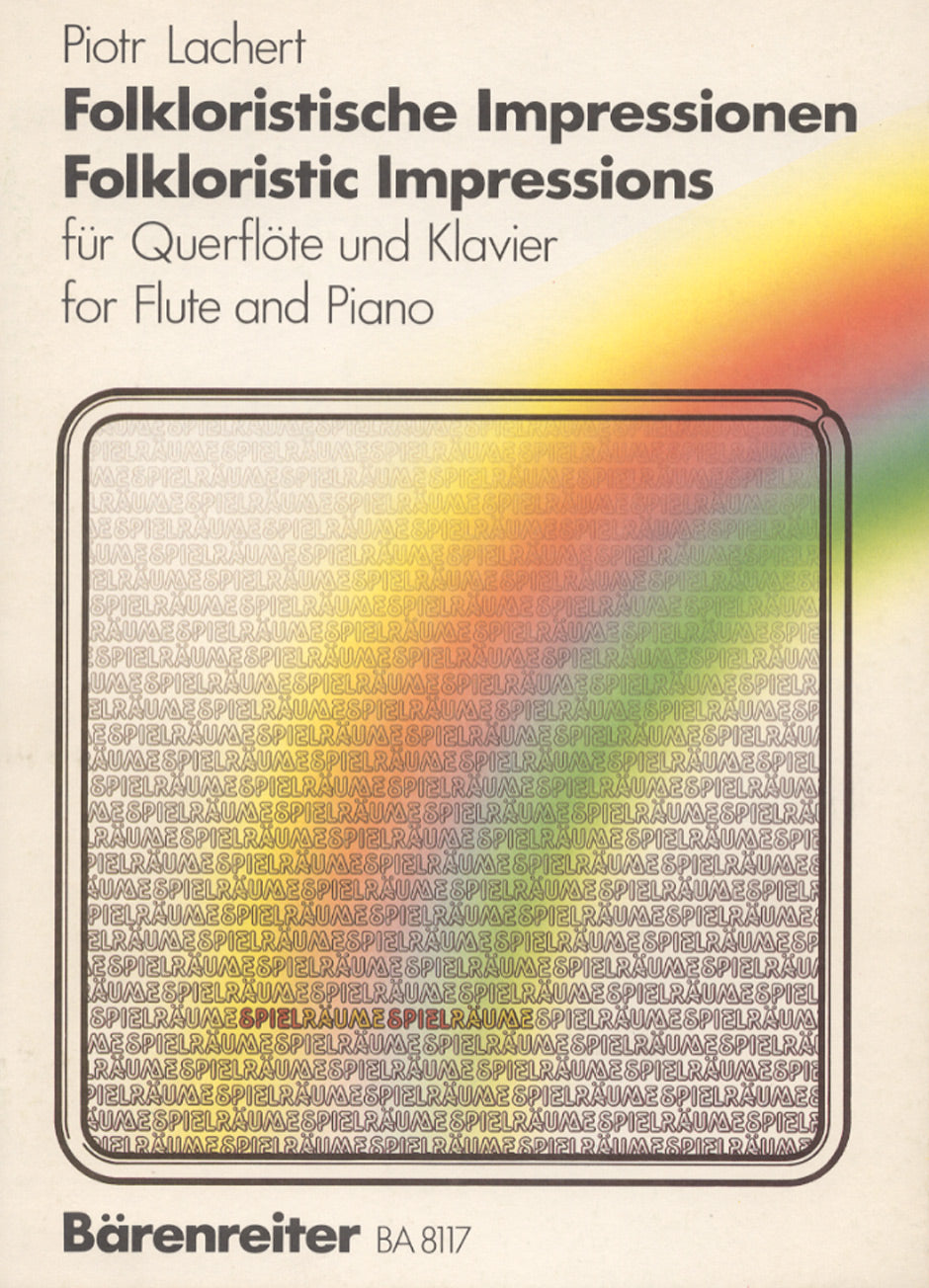 Lachert: Folkloristische Impressionen (Impression from Folklore) for Flute & Piano