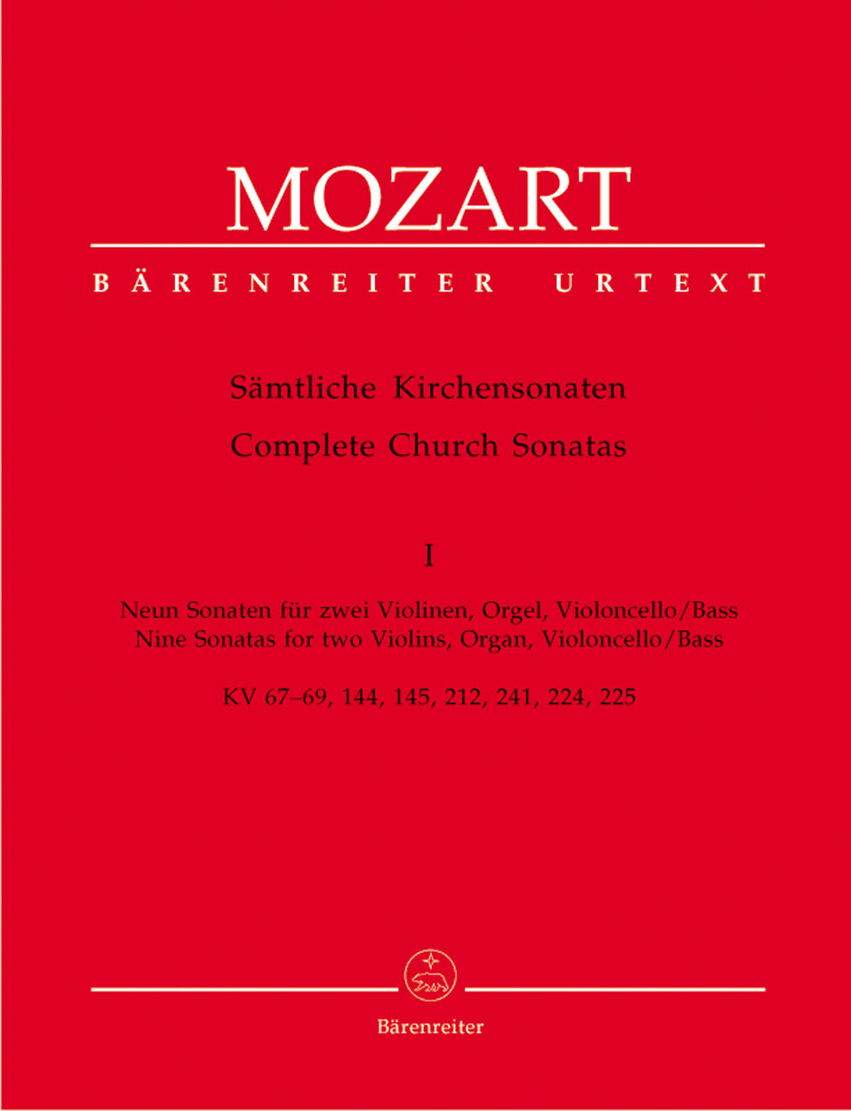 Mozart: Church Sonatas Vol 1 2 Violin, Piano