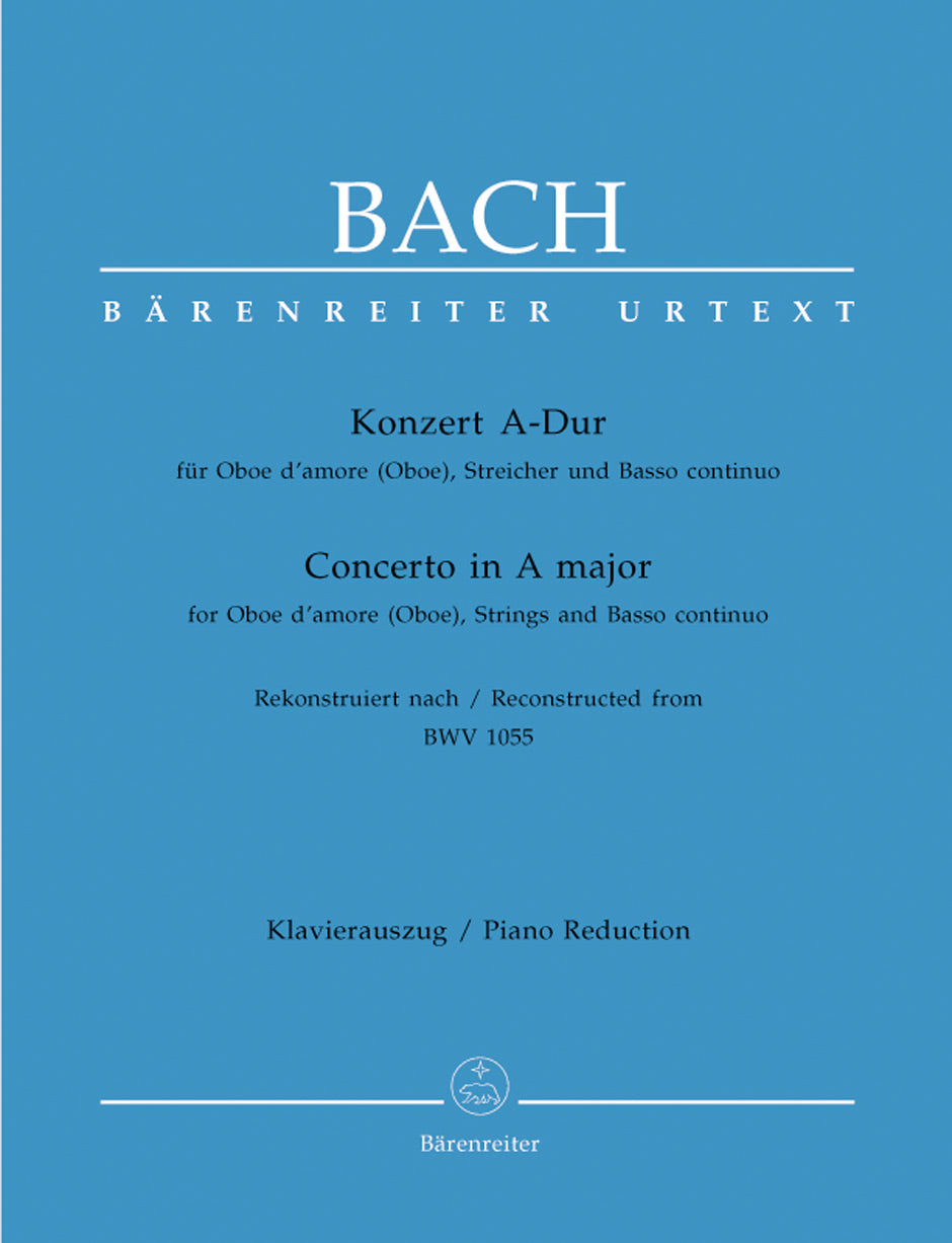 Bach: Concerto in A for Oboe d'Amore & Piano