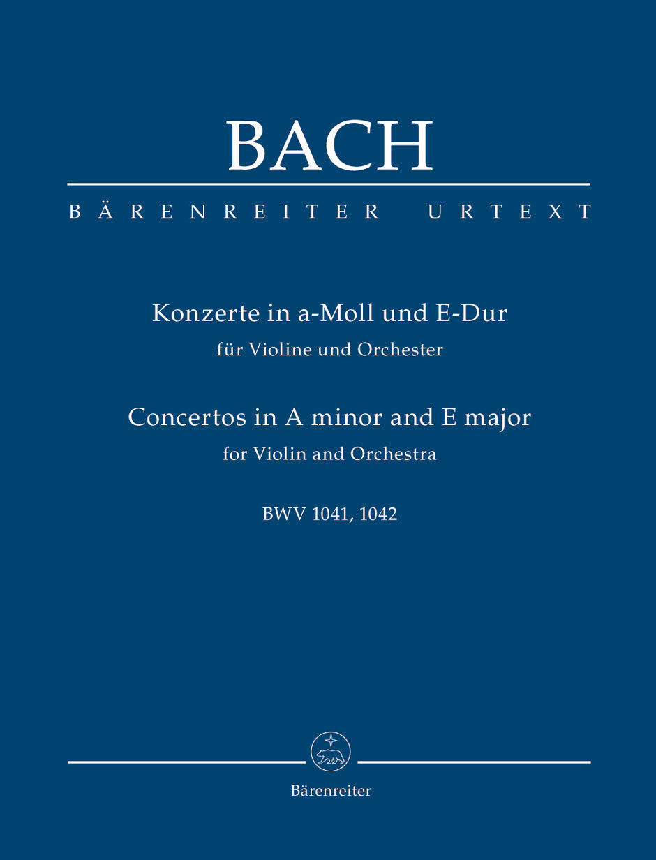 Bach: Violin Concertos A & E Study Score