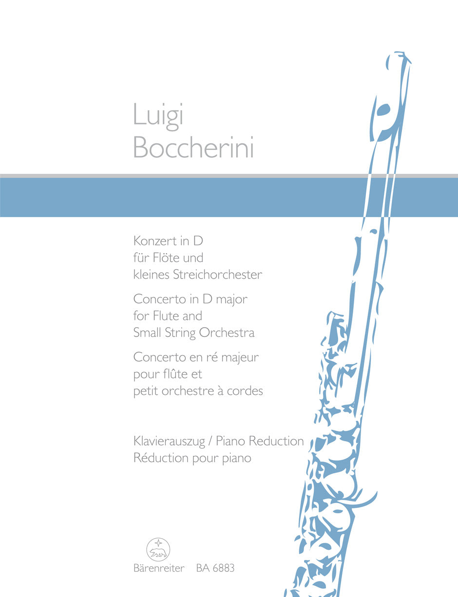 Boccherini: Concerto in D Op 27 for Flute & Piano