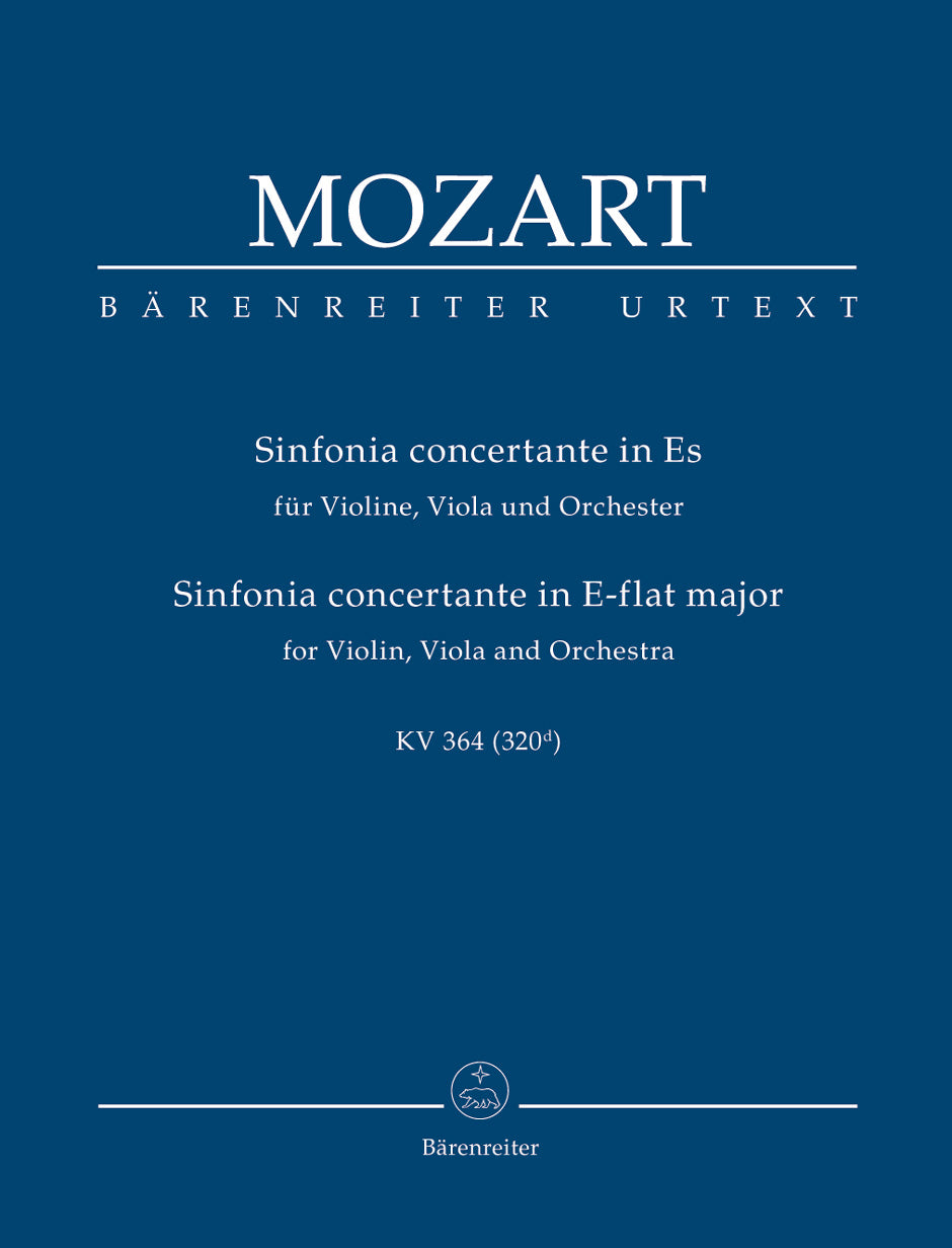 Mozart: Sinfonia Contante E Flat K364 - Study Score