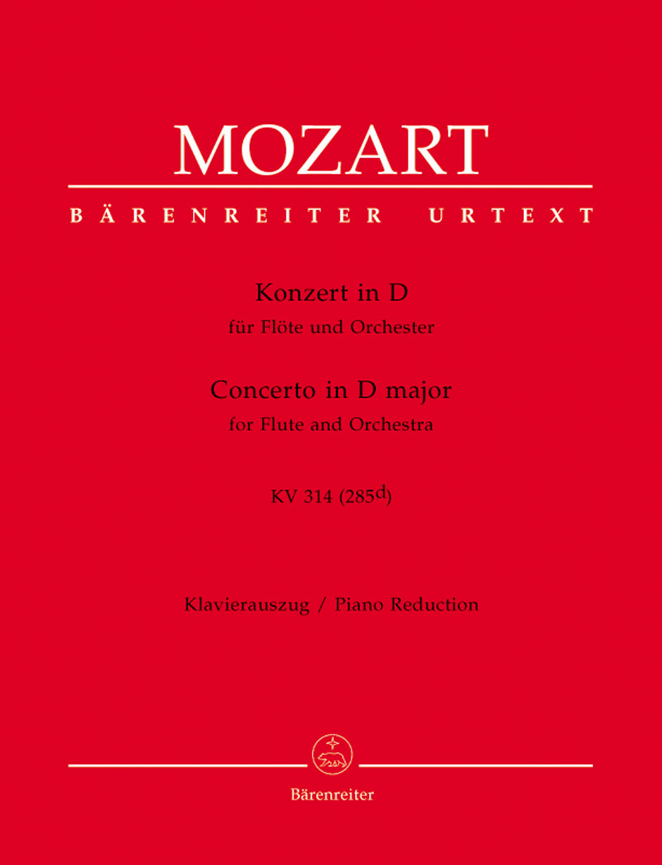 Mozart: Concerto in D K314 for Flute & Piano