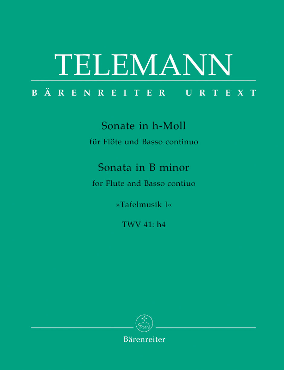 Telemann: Sonate for Flute & Basso Continuo, No.1 in B Minor