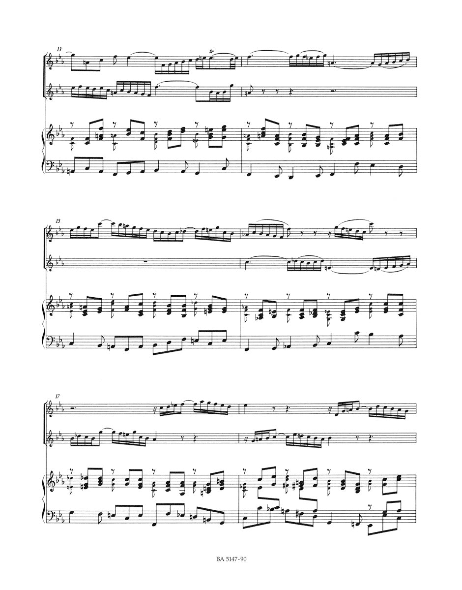 Bach: Double Concerto in C Minor BWV 1060 for Oboe, Violin & Piano