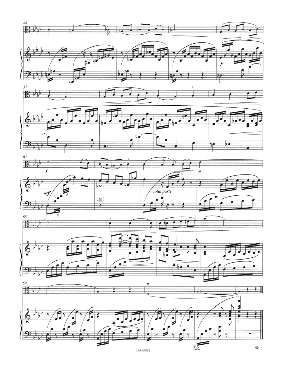 Fauré: 4 Melodies for Viola & Piano