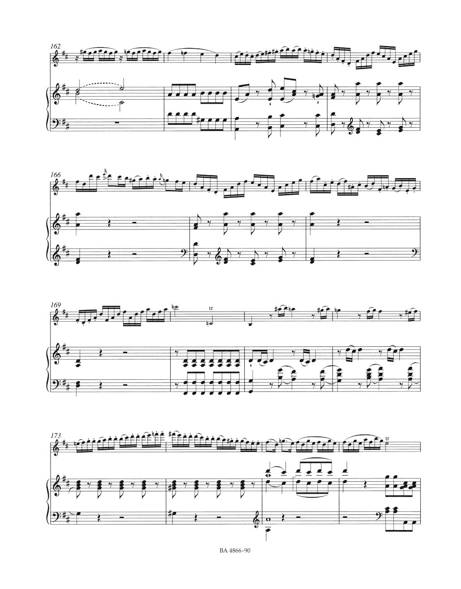 Mozart: Violin Concerto No 4 in D Major K218 for Violin & Piano