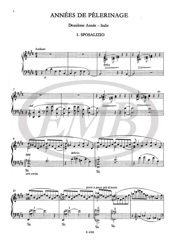 Liszt: Années de Pelerinage, Second Year - Italy