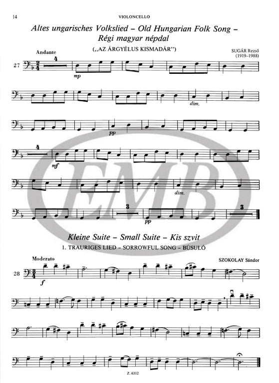 Violoncello Music for Beginners, Book 1