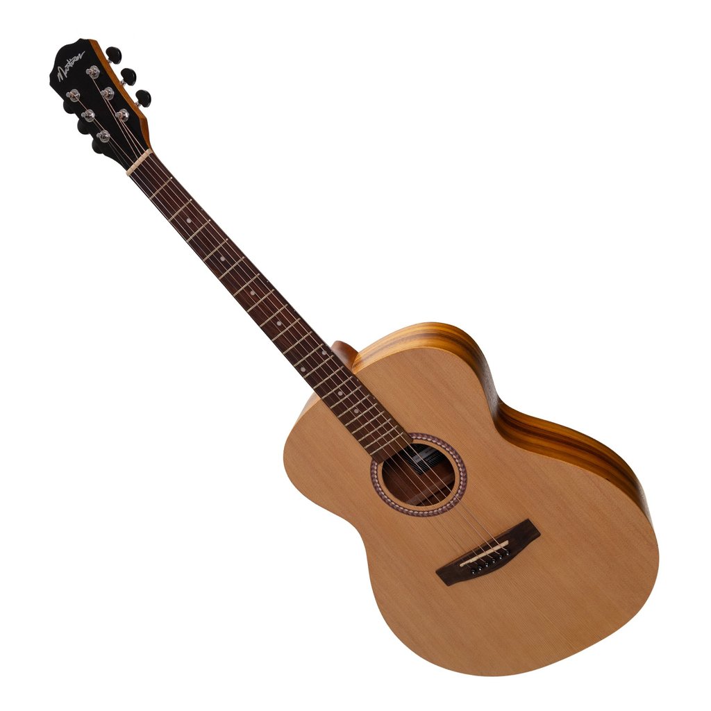 Martinez Left Handed Acoustic-Electric Small Body Guitar (Spruce/Koa)