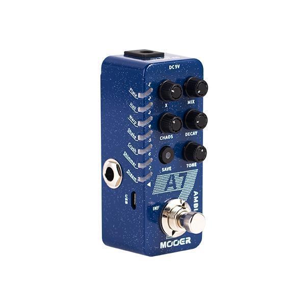 ambient reverb pedal Mooer 'A7' Ambient Reverb Micro Guitar Effects Pedal