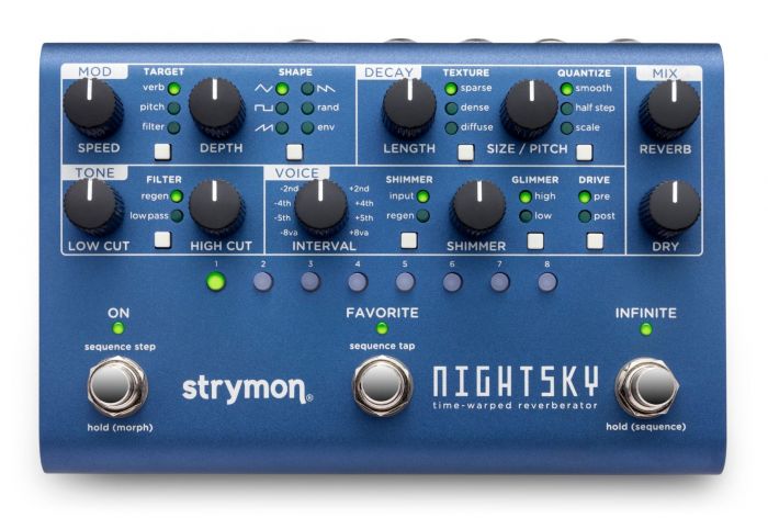 Strymon Nightsky - Time Warped Reverberator Pedal
