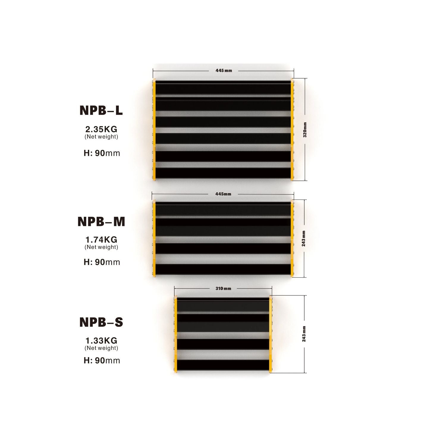 NUX Bumblebee Pedalboards w/Carry Bag