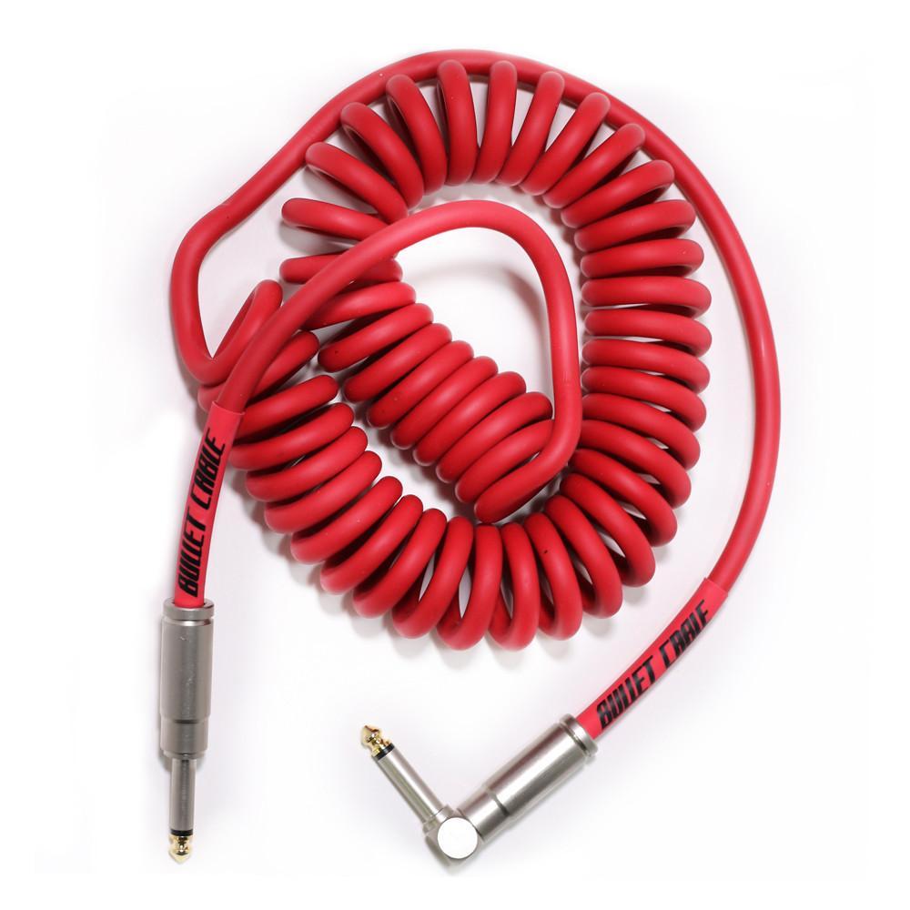 BULLET CABLE 15' RED COIL CABLE - Bullet Cable