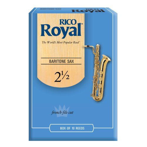 Rico Royal Baritone Saxophone Reeds, 10-Pack