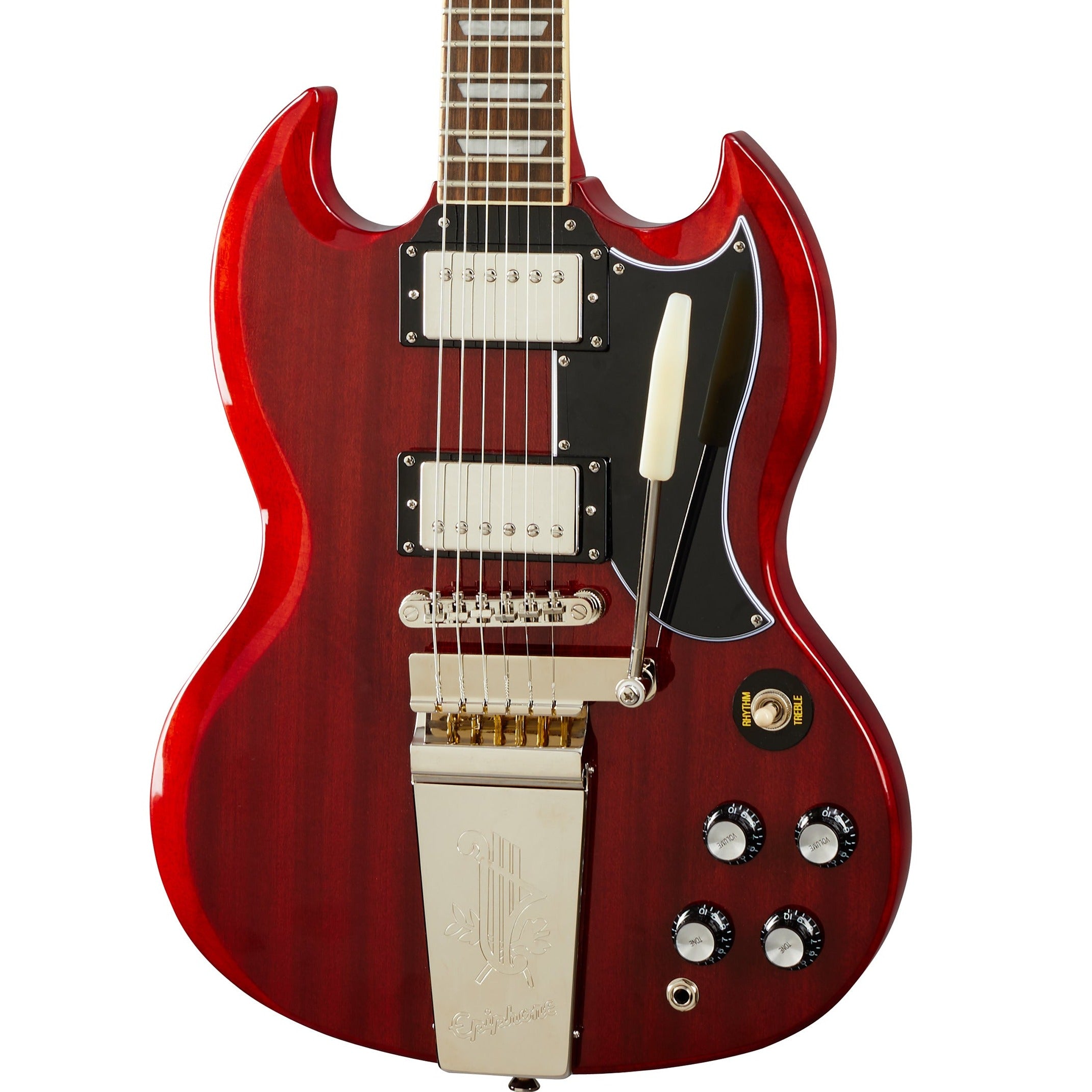 Epiphone SG Standard 60s Maestro Vibrola, Vintage Cherry - Inspired by Gibson