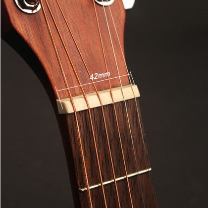 Cort AF505 Short Scale Acoustic Folk Guitar, Natural