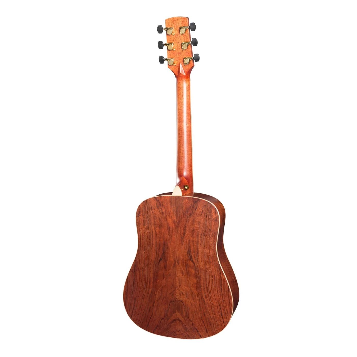 Timberidge '4 Series' Left Handed Cedar Solid Top Traveller Mini Acoustic-Electric Guitar (Natural Satin)