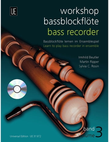 Workshop Bass Recorder 3 for 2-3 recorders and CD
