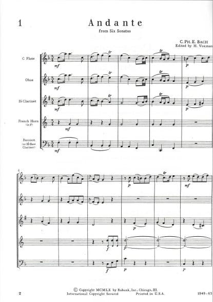 Rubank Ensemble Repertoire for Woodwind Quintet